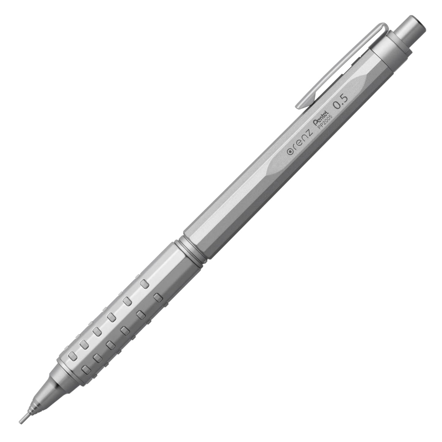 Pentel Orenz AT XPP2005-Z Mechanical Pencil, 0.02 inches (0.5 mm), Silver