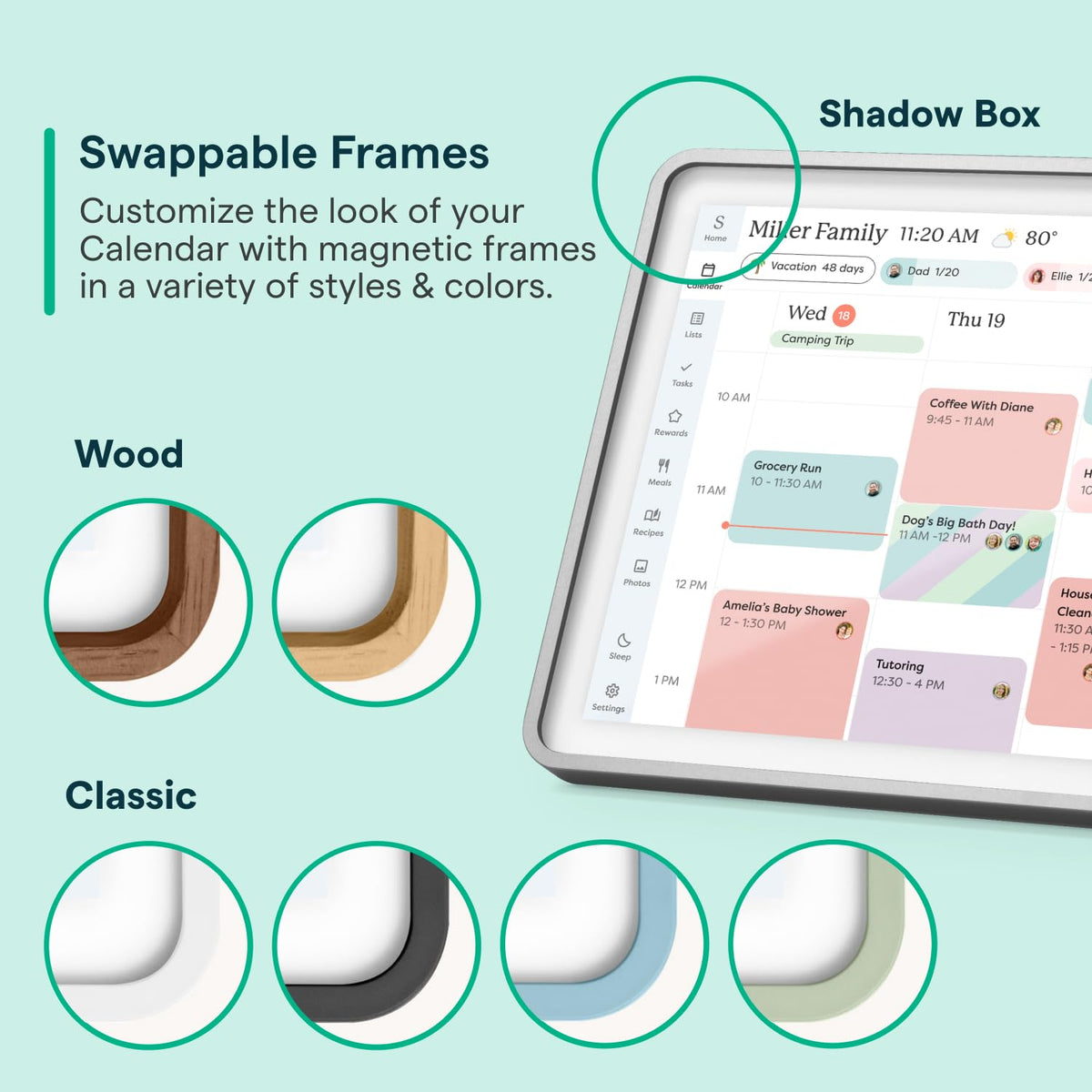 Skylight 15-Inch Touchscreen Digital Calendar and Chore Chart