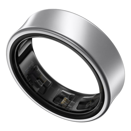 SAMSUNG Galaxy Ring, AI Smart Ring, Size First w/Sizing Kit, No App Subscription, Fitness Monitor, Sleep Tracker, Up to 7-Day Battery, Size 8, Titanium Silver [US Version, 1Yr Manufacturer Warranty]