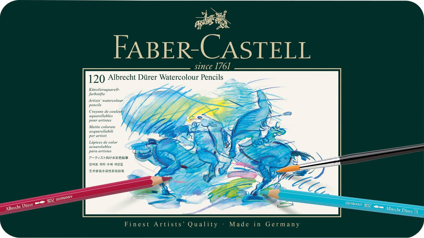 Faber Castell Albrecht Durer 120 Watercolor Pencil Set Tin