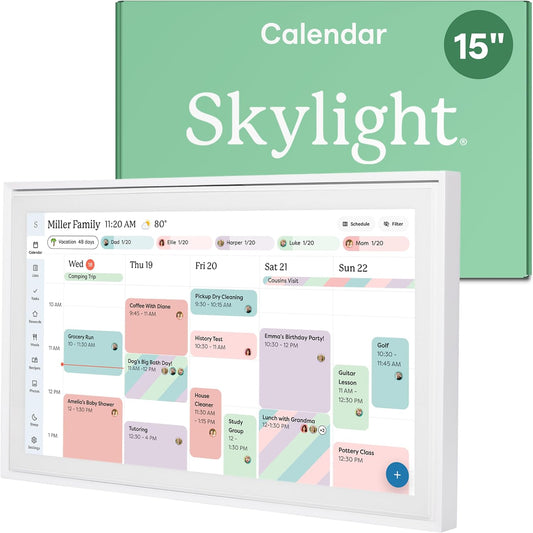 Skylight 15-Inch Touchscreen Digital Calendar and Chore Chart