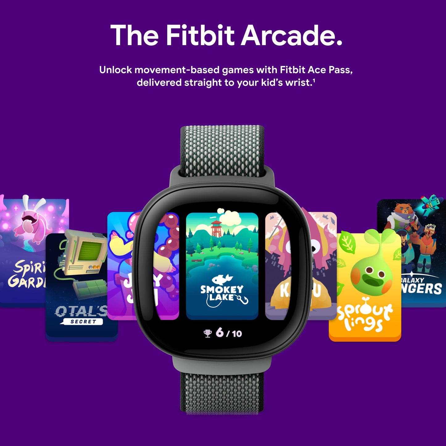 Fitbit Google Ace LTE - Kids Smartwatch with Call, Message, GPS, and Activity-Based Games, Ace Pass data plan required - Mild - Strange Arcade