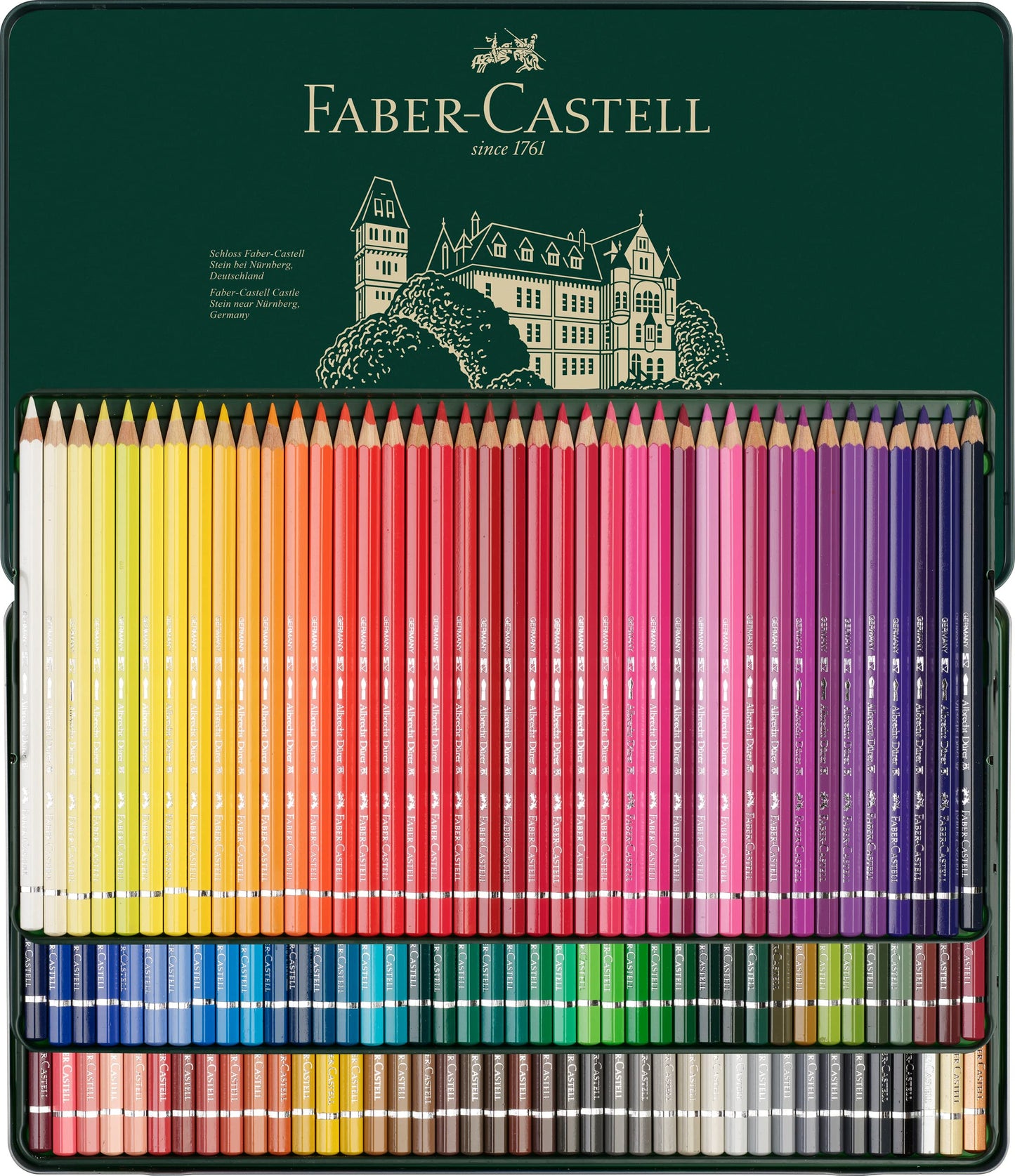 Faber Castell Albrecht Durer 120 Watercolor Pencil Set Tin